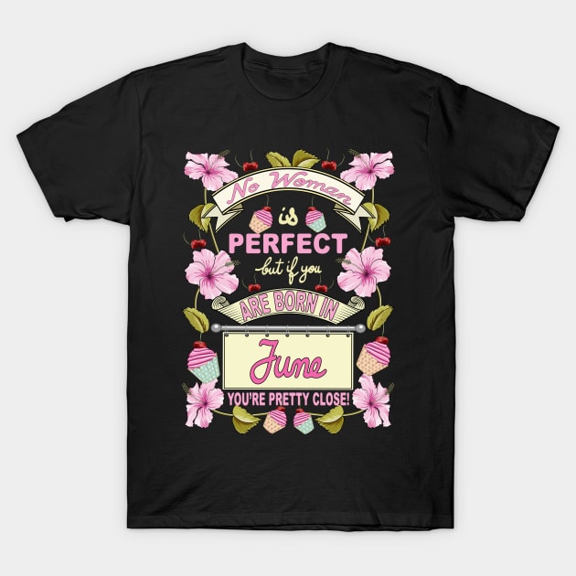 June Woman T-Shirt by Designoholic